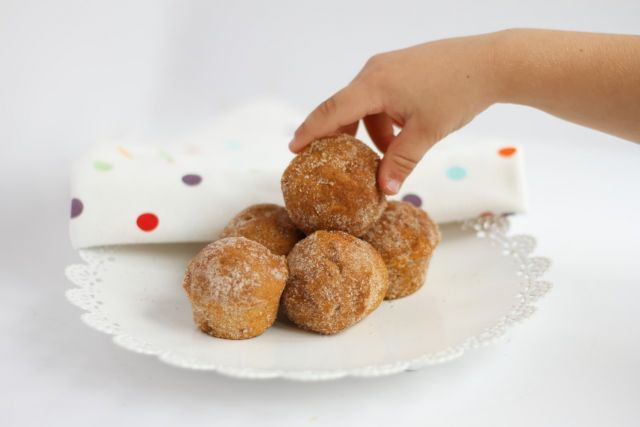 Mini pumpkin spice muffins from Sprouts Cooking School