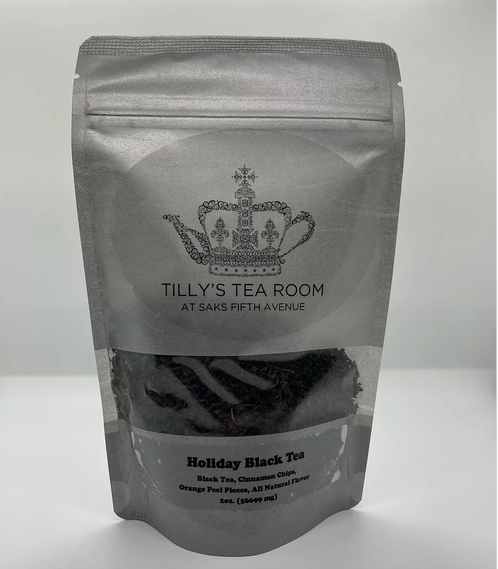 Holiday black tea from Tilly's Tea Room