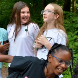 Children laughing at a Girl Scouts of Central Indiana event