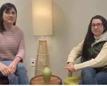 Leslie Bailey and Ashley Butler discussing perfectionism and prioritizing yourself