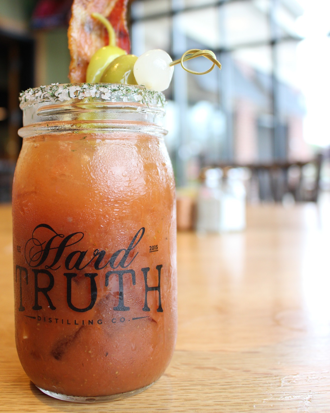 Bacon Bloody Mary from Hard Truth close-up