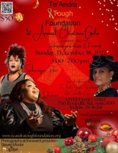 Te'Andra Tough Foundation Christmas Gala flyer