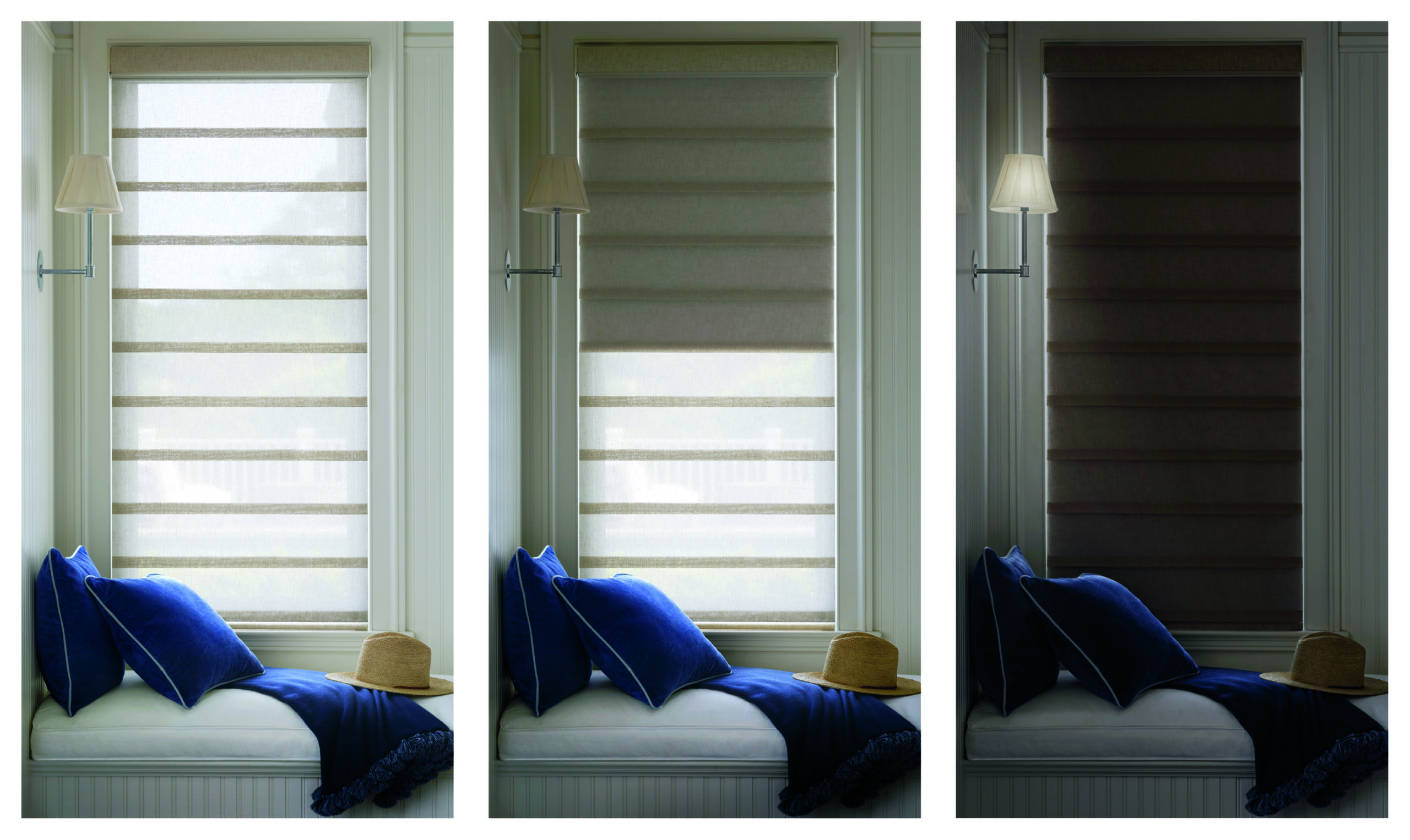Some blackout window shades that are available to purchase at Drapery Street