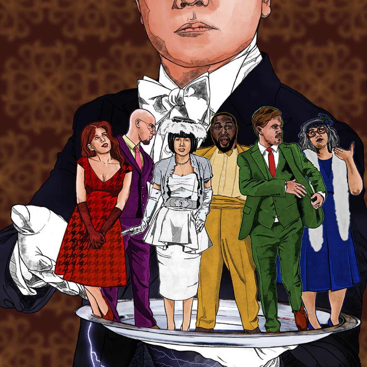 Indiana Repertory Theatre Clue poster