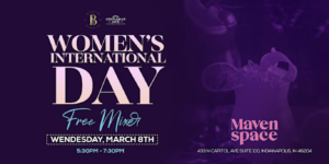 Women's International Day Free Mixer promotional poster