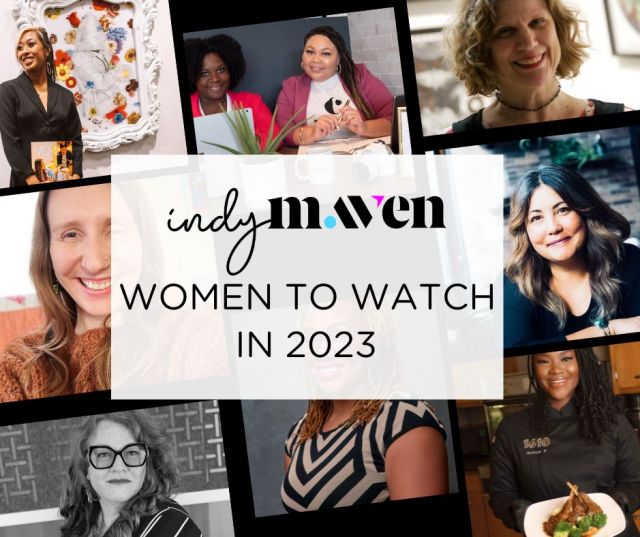 Graphic of Indy Maven's Women to Watch in 2023