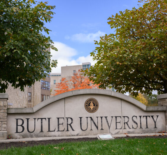Butler University Campus in fall