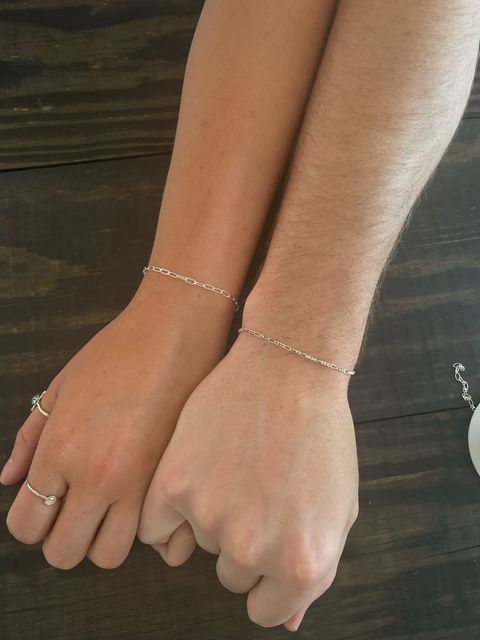 Simply Forever Jewelry Permanent Bracelet on mom and daughter