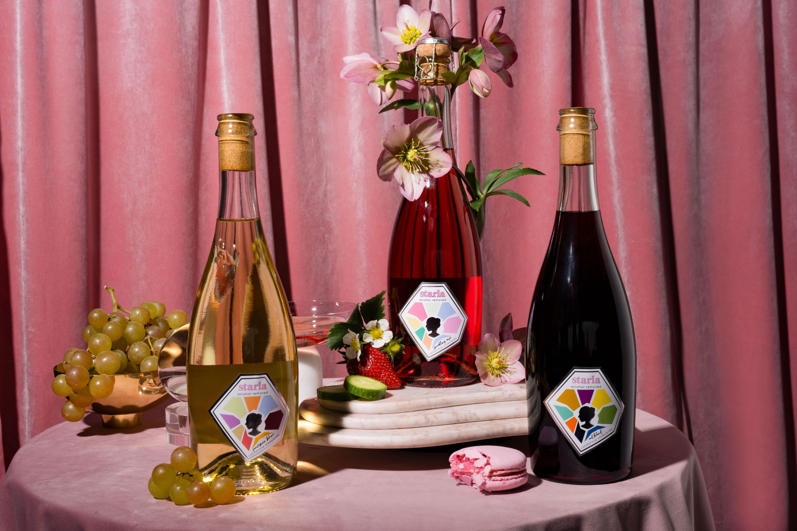 Starla alcohol removed wine photo provided by Loren’s Alcohol-Free Beverages