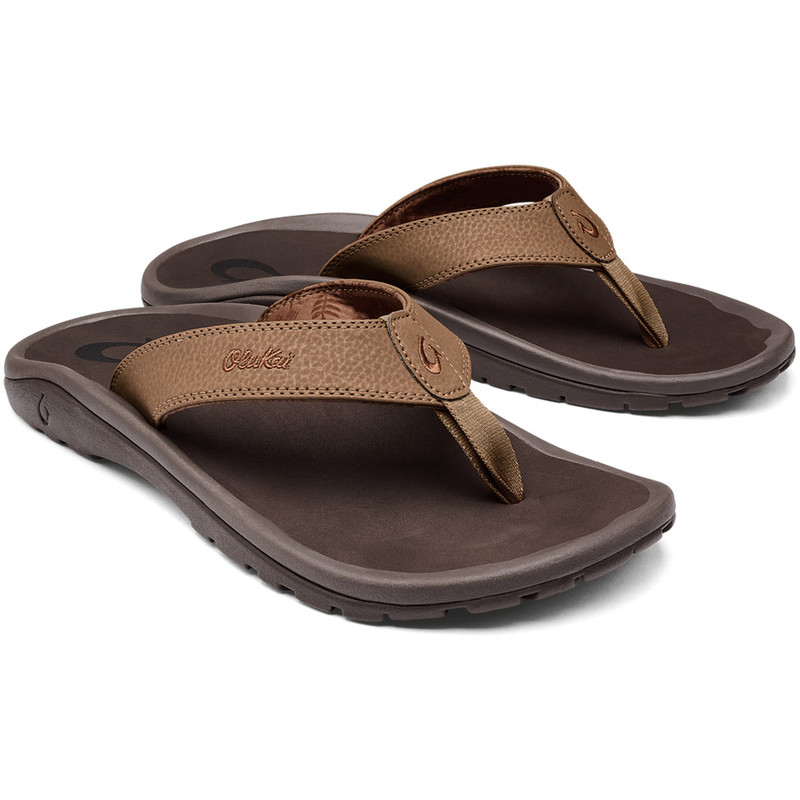 Two brown sandals