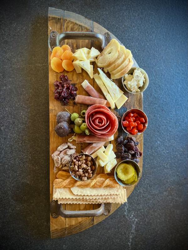 Charcuterie board photo provided by Foyt Wine Vault