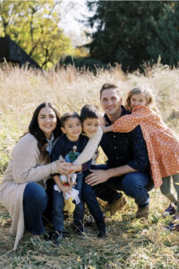 Colleen Hungerford, her husband, and three kids