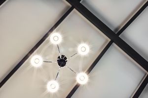 Overhead light in a home