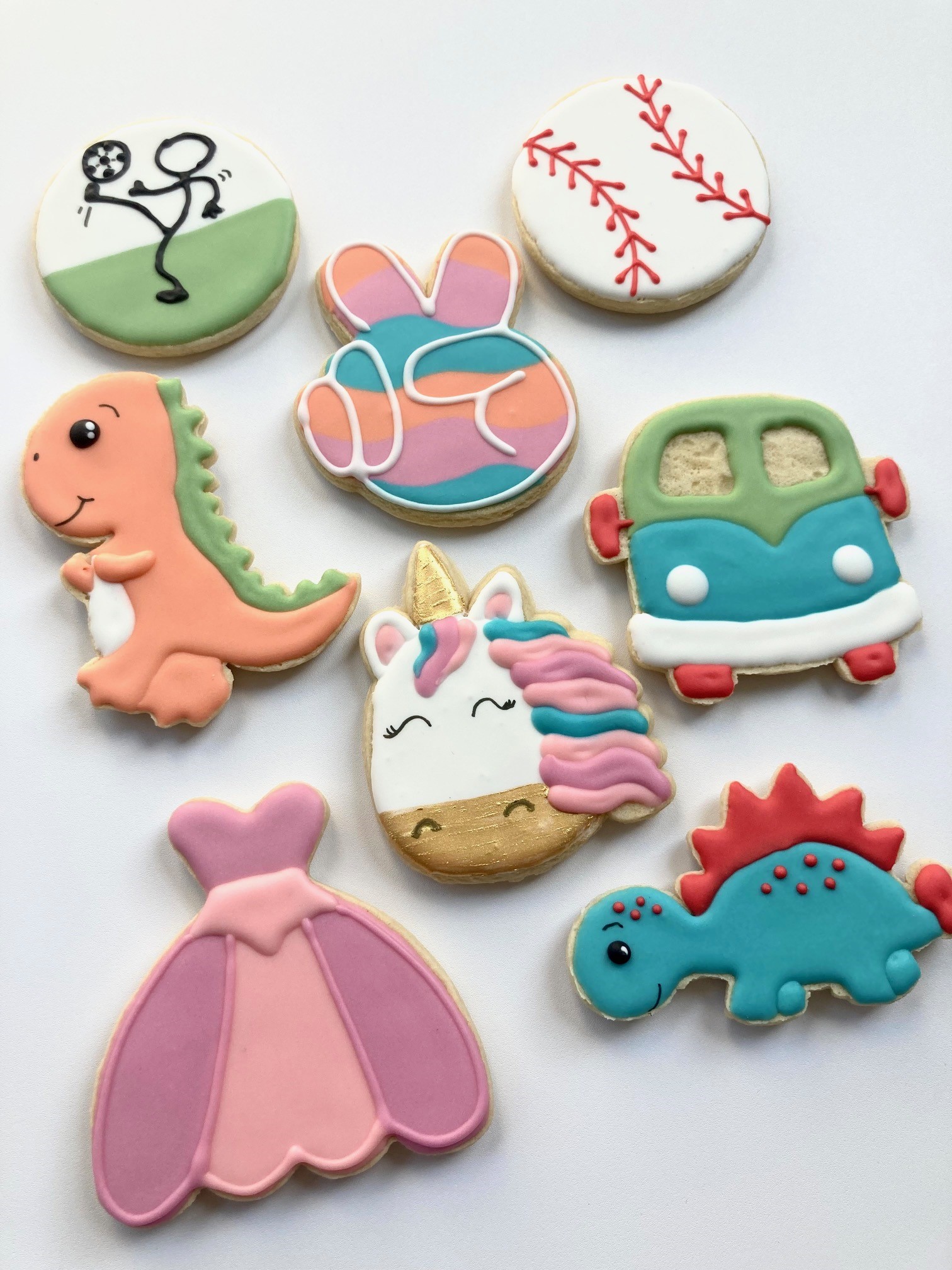 Assorted sugar cookie design