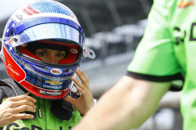 Danica Patrick during the Indy 500