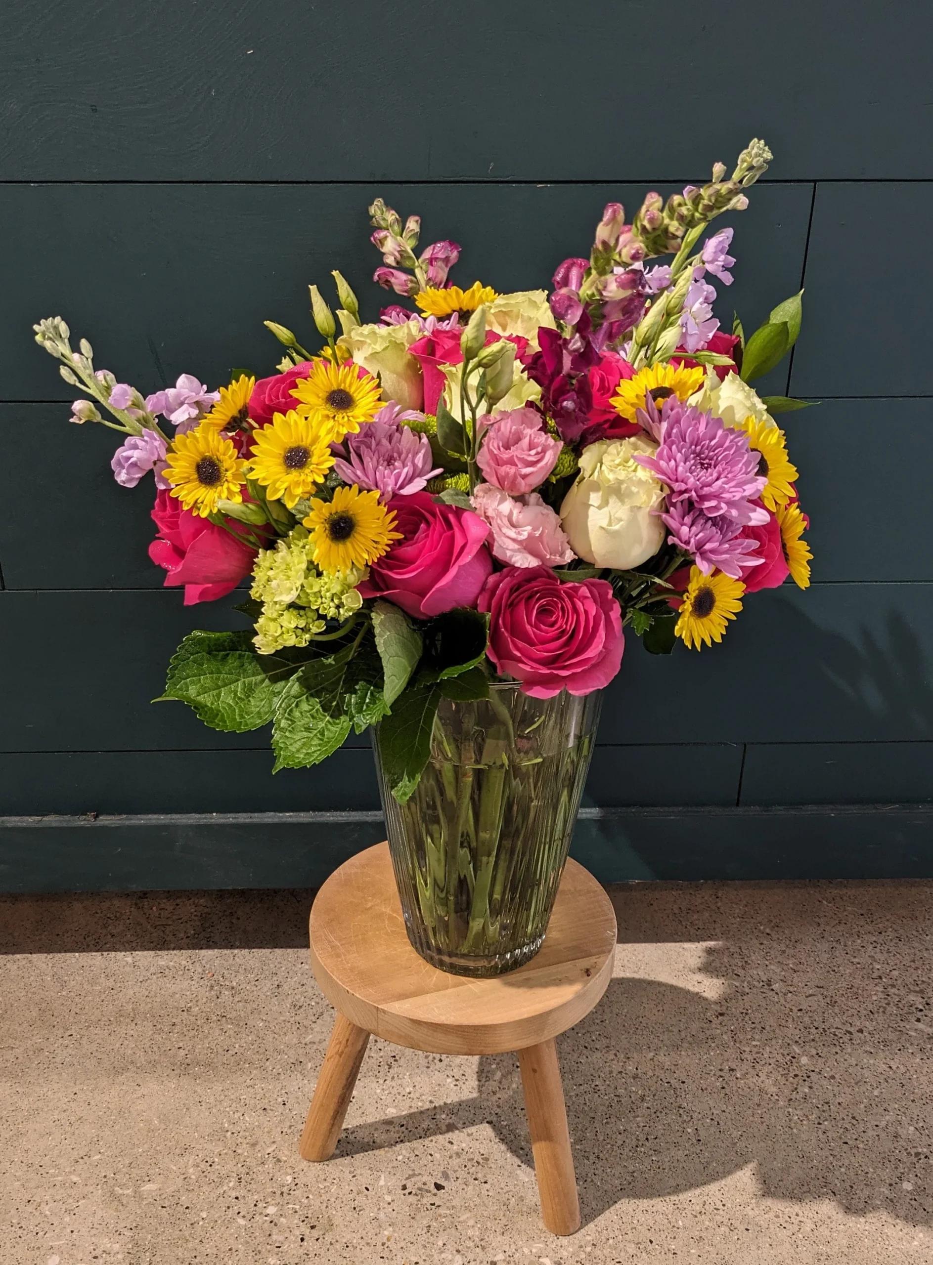 A flower arrangement from Flower Boy.