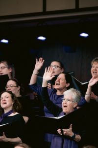 Indianapolis Women's Chorus joyfully singing