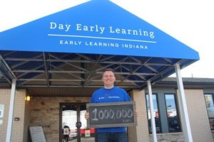 Andrew Perrin outside Day Early Learning center