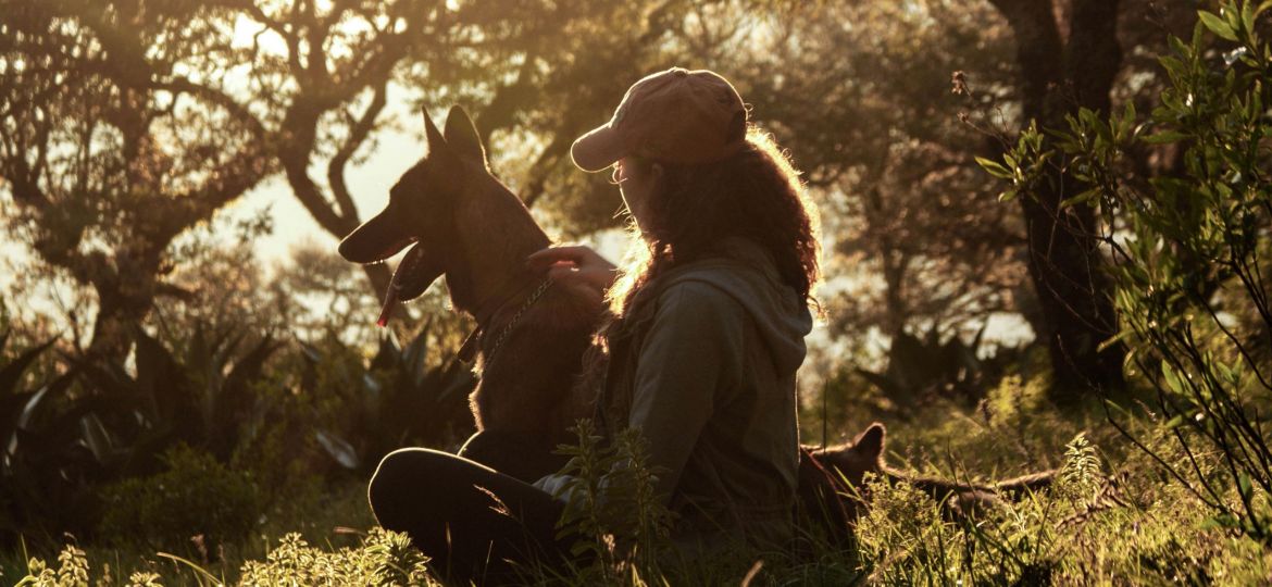 Woman with Dog