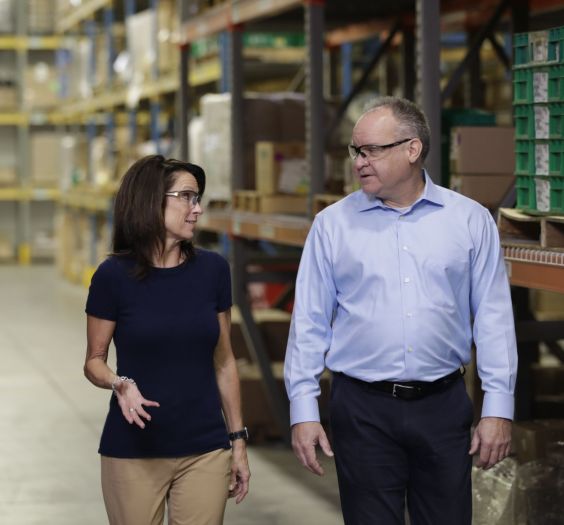 Susan Carlock and her brother and business partner Todd Murray.