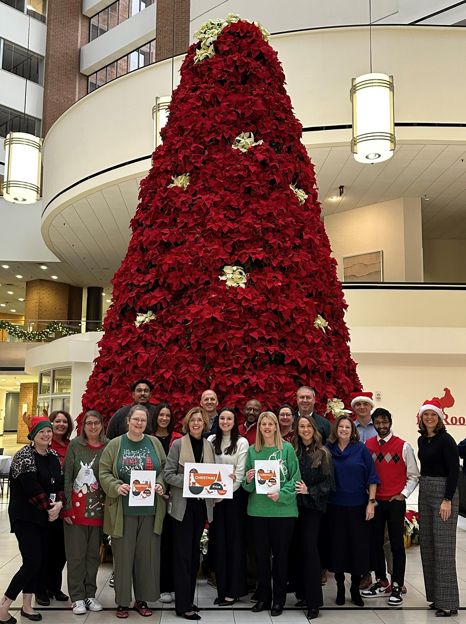 PNC Bank team with consumer price index signs