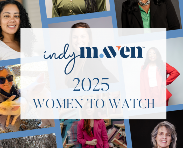 2025 Women to Watch Featured Image (Text with pictures of women in the background)