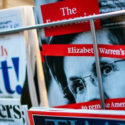 display of News Magazines