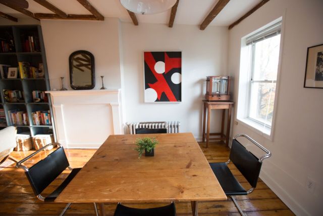Dining Room with Art.