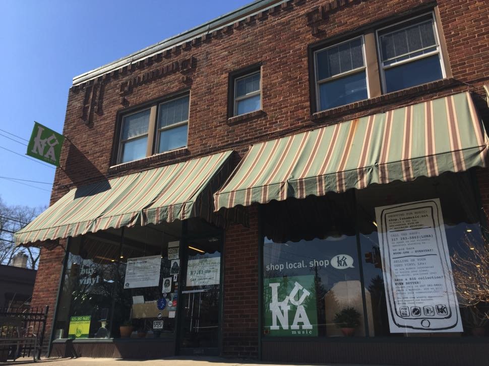 Storefront of Luna Music