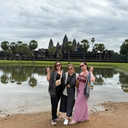 Group photo in Cambodia.