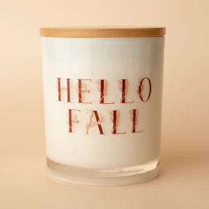Hello Fall Candle