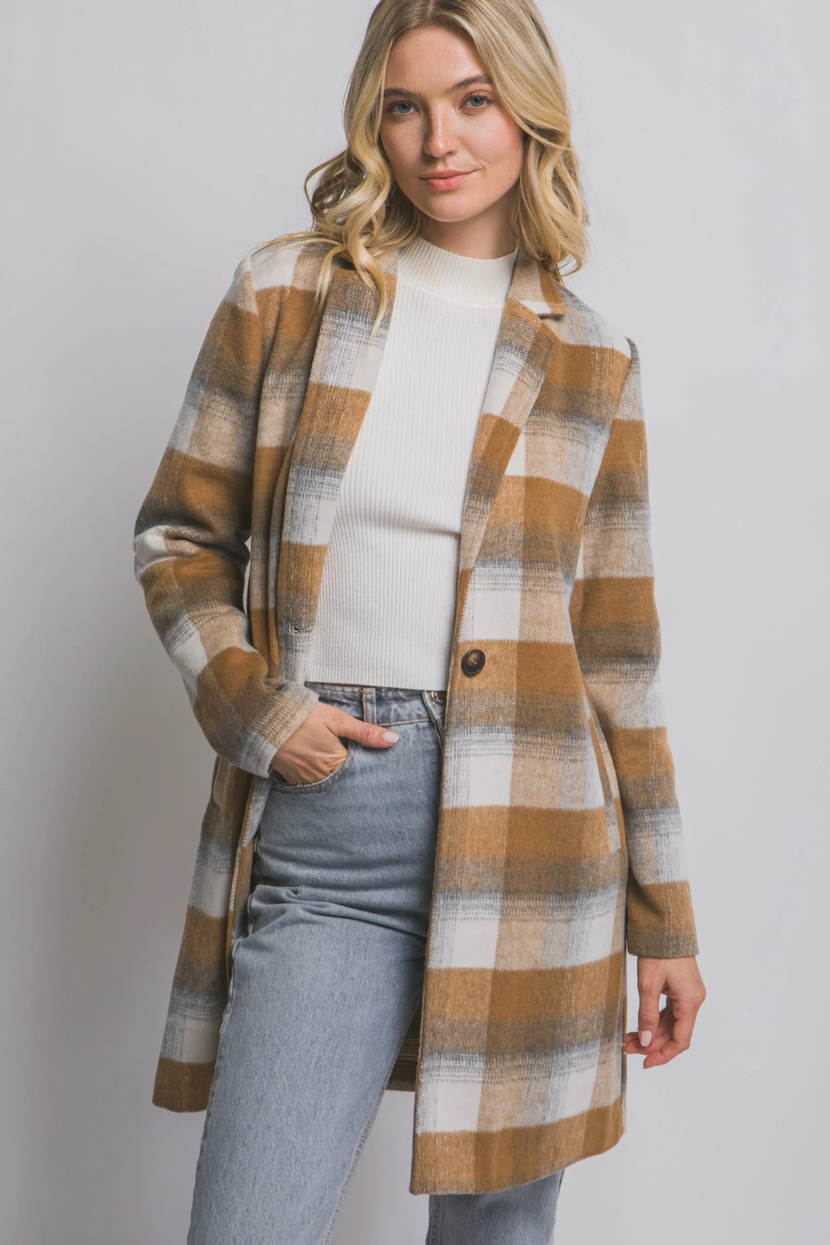 Plaid Coat