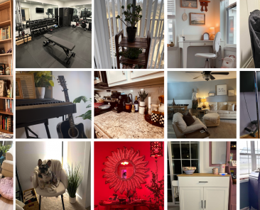 Cover Photo - Collage of Home Wellness Photos.