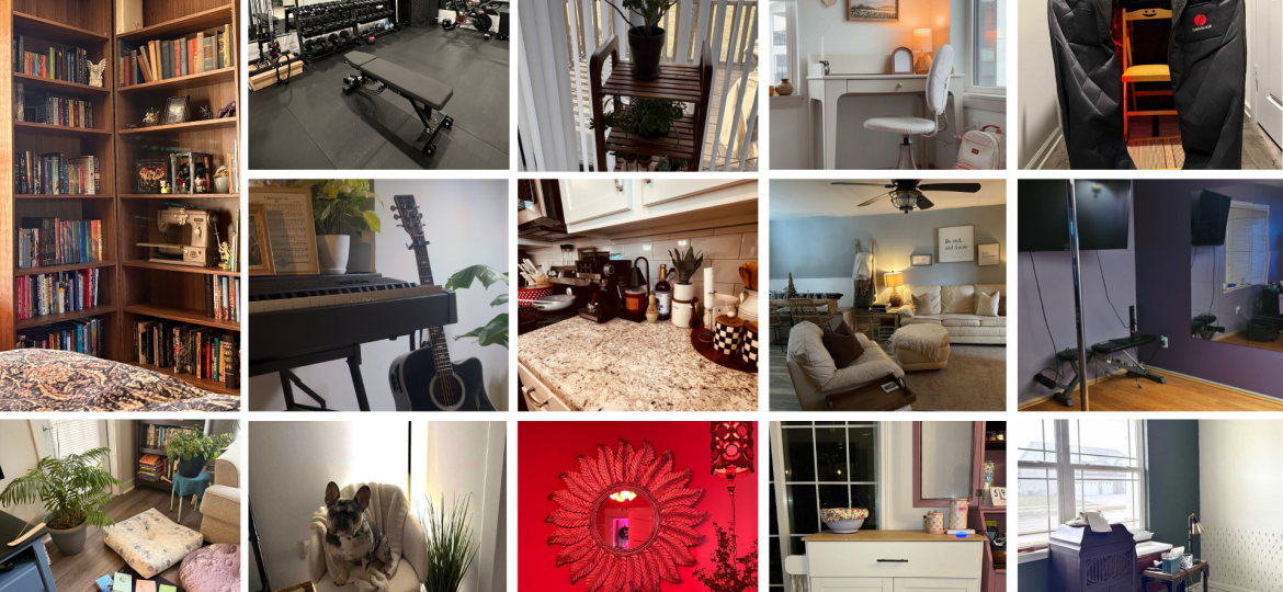 Cover Photo - Collage of Home Wellness Photos.