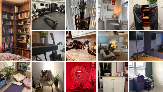 Cover Photo - Collage of Home Wellness Photos.