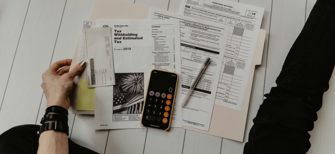 A scene of paperwork and receipts.