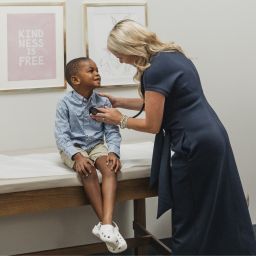 Brandy with a patient.