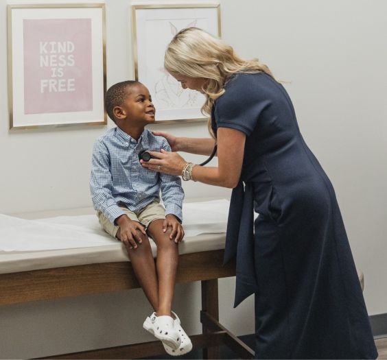 Brandy with a patient.