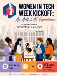 Women IN Tech Week Kick-off 2026 Flyer
