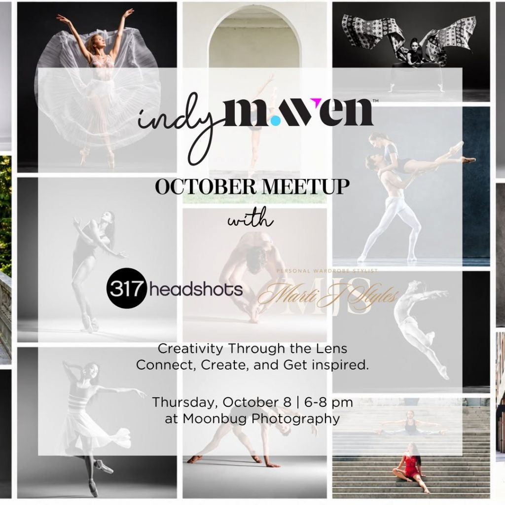 Indy Maven October 2026 Meetup at Moonbug Photography Indy Maven October 2026 Meetup at Moonbug Photography
