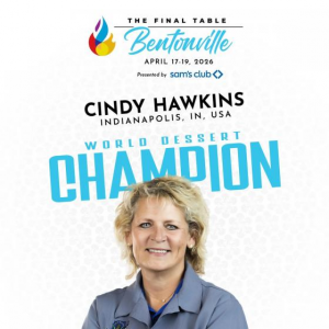 Cindy Hawkins - World Dessert Champion