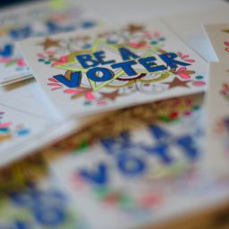 Be a Voter sign