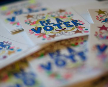 Be a Voter sign